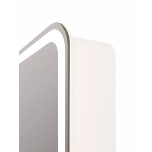 Шкаф с зеркалом Континент Elliott Led 100х80 вид сбоку