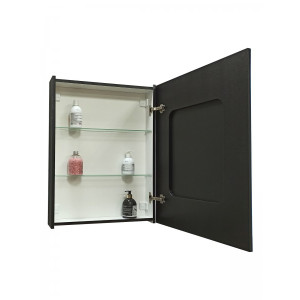 Шкаф с зеркалом Континент Mirror Box Led 60х80 вид внутри