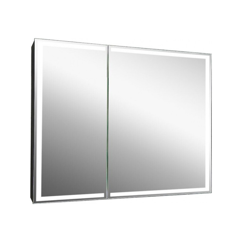 Шкаф с зеркалом Континент Mirror Box Led 100х80