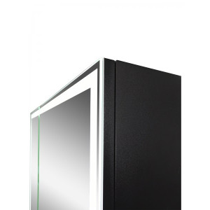 Шкаф с зеркалом Континент Mirror Box Led 100х80 вид сбоку