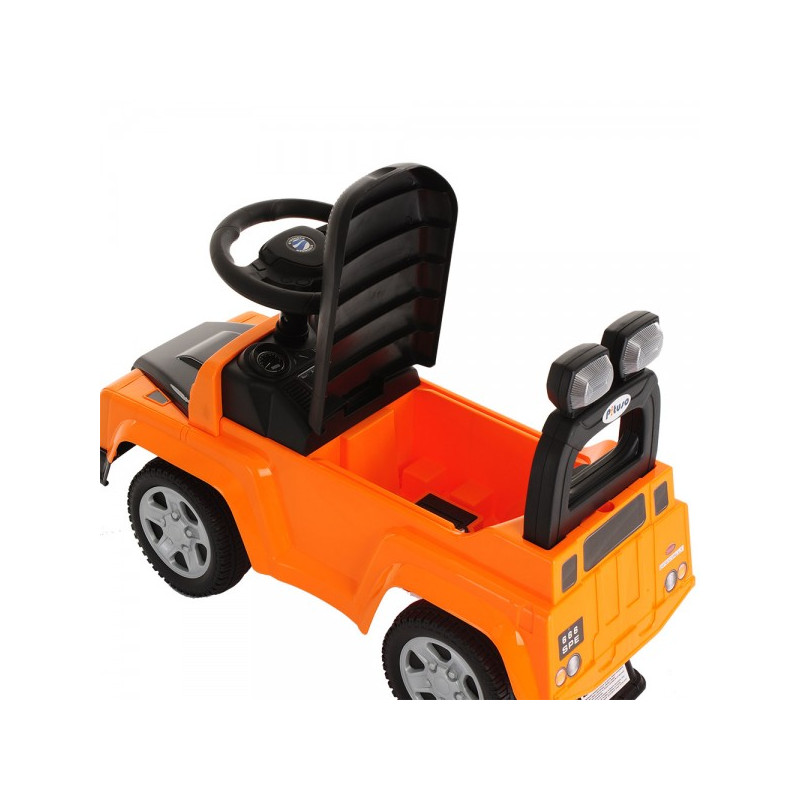 Каталка детская Pituso Strong 634 оранжевый отсек для игрушек