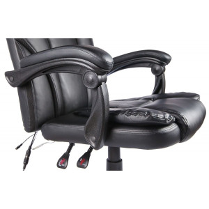 Кресло компьютерное Calviano 1587 черный подлокотники