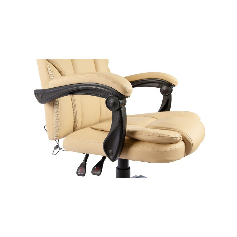 Кресло компьютерное Calviano 1588 бежевый подлокотник