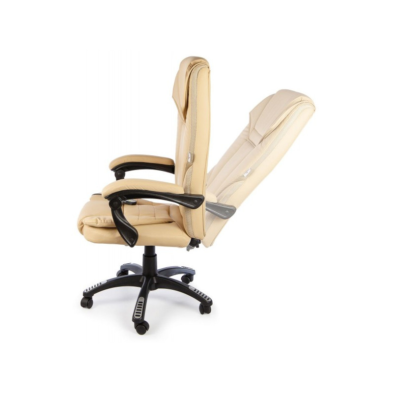 Кресло компьютерное Calviano 1588 бежевый регулировка спинки