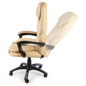 Кресло компьютерное Calviano 1588 бежевый регулировка спинки