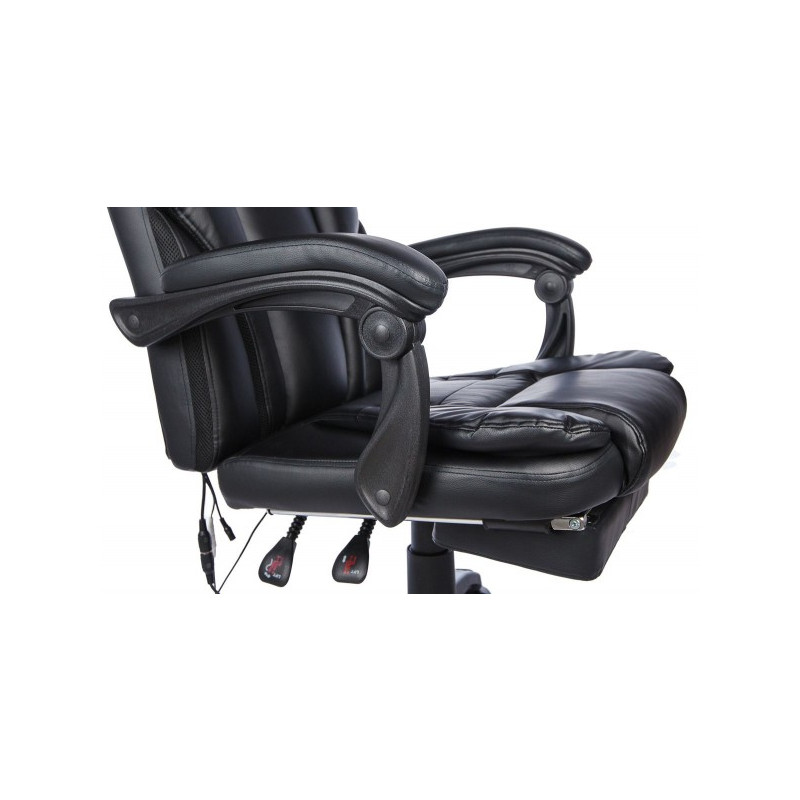 Кресло компьютерное Calviano 1589 черный подлокотники