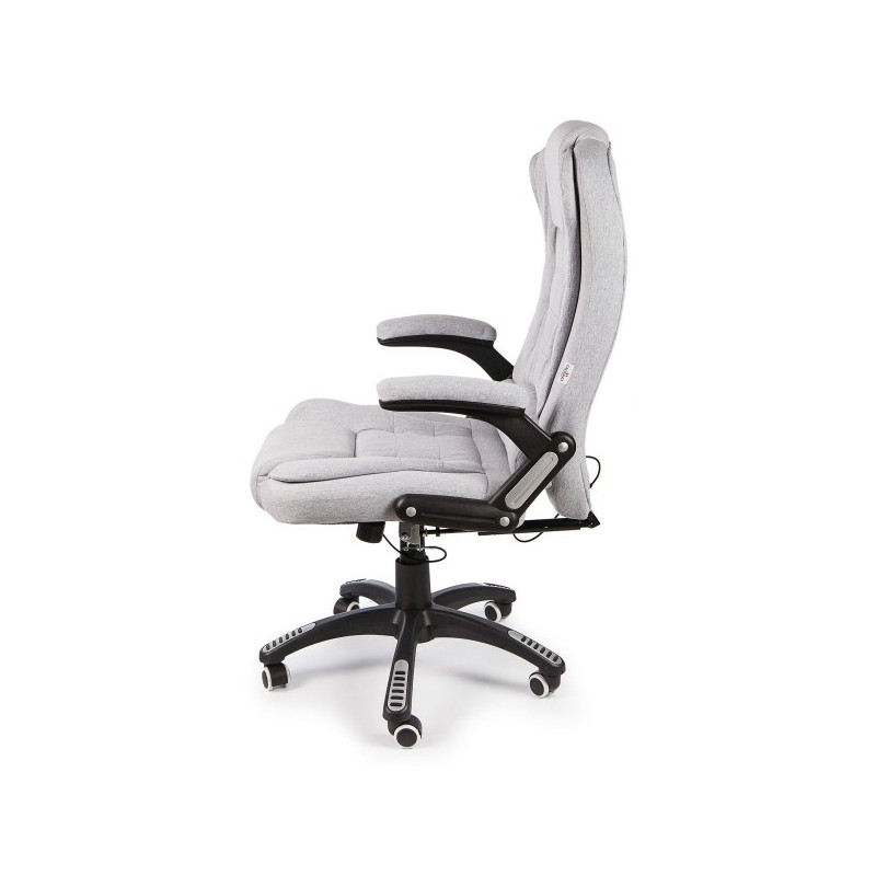 Кресло компьютерное Calviano  Veroni 52 серый вид сбоку