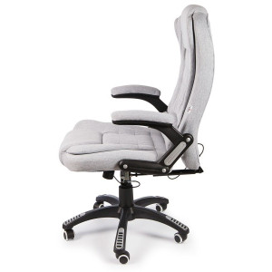 Кресло компьютерное Calviano  Veroni 52 серый вид сбоку