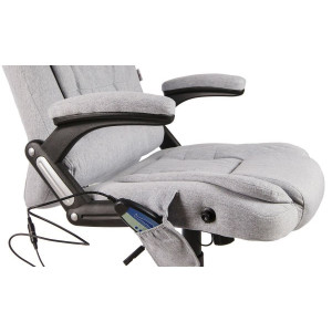 Кресло компьютерное Calviano  Veroni 52 серый подлокотники