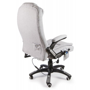 Кресло компьютерное Calviano  Veroni 52 серый вид сзади