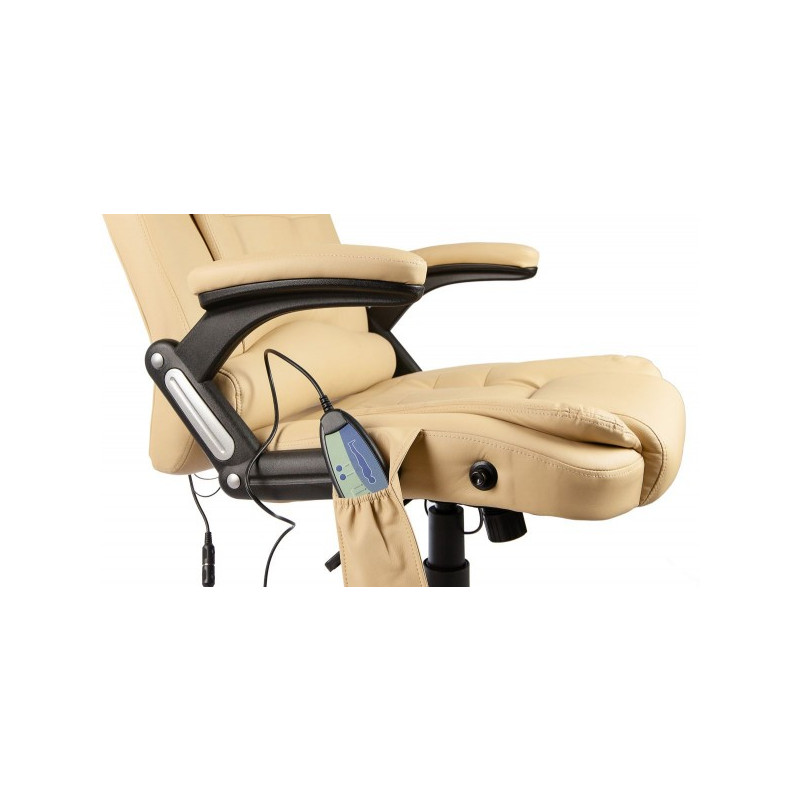 Кресло компьютерное Calviano Veroni 55 бежевый подлокотник