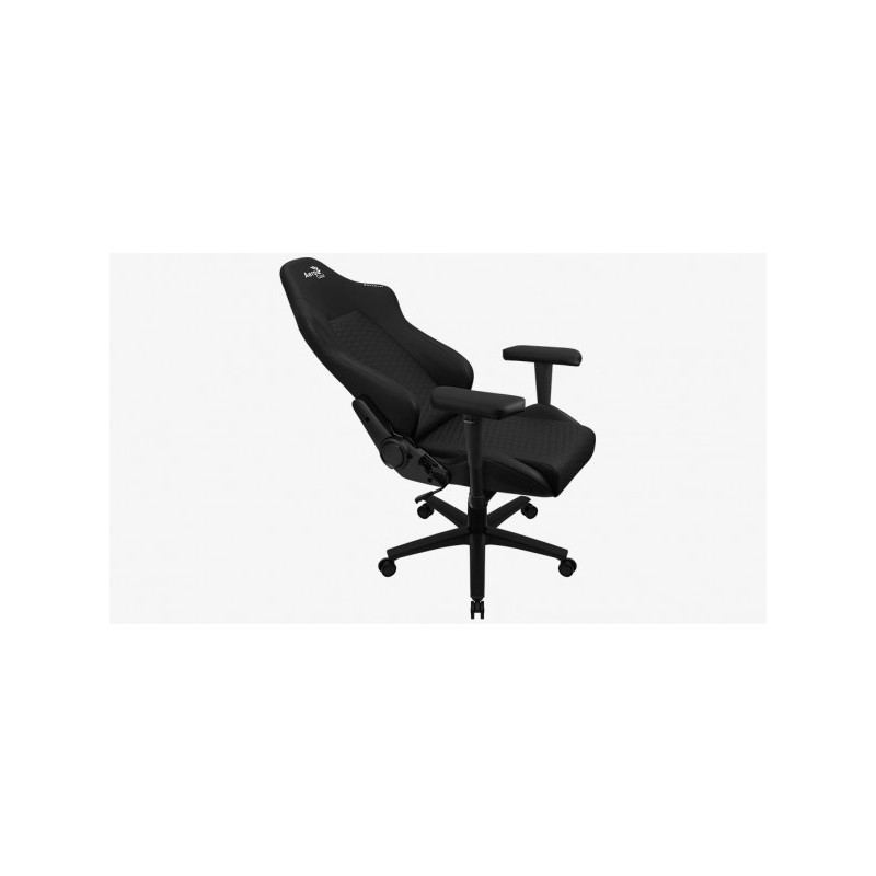 Кресло геймерское Aerocool Crown Leatherette черный в разложенном виде