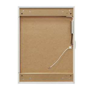 Шкаф с зеркалом Континент Allure Led 55х80 R вид сзади