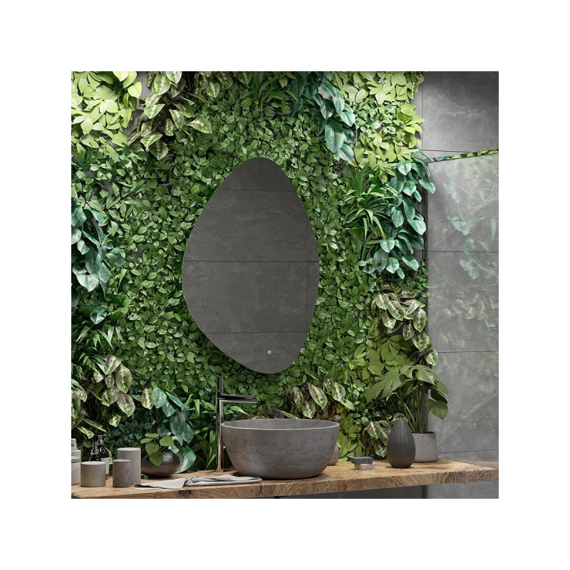 Зеркало Континент Alma Led 70х100 (холодная подсветка) в интерьере