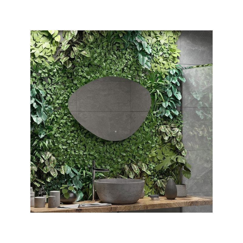 Зеркало Континент Alma Led 100х70 (холодная подсветка) в интерьере