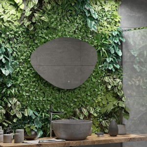 Зеркало Континент Alma Led 100х70 (холодная подсветка) в интерьере