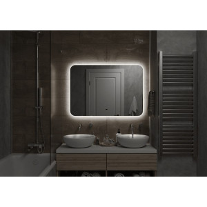 Зеркало Континент Burzhe Led 100х70 (холодная подсветка) подсветка