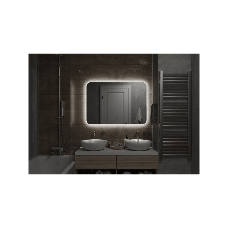 Зеркало Континент Burzhe Led 120х70 (холодная подсветка) подсветка