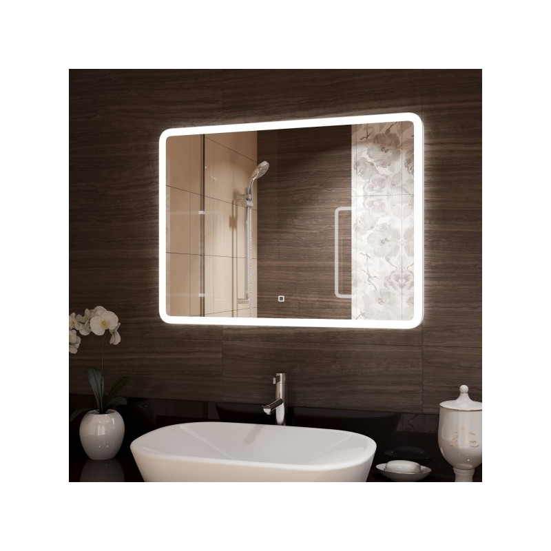 Зеркало Континент Demure Led 70x50 в интерьере