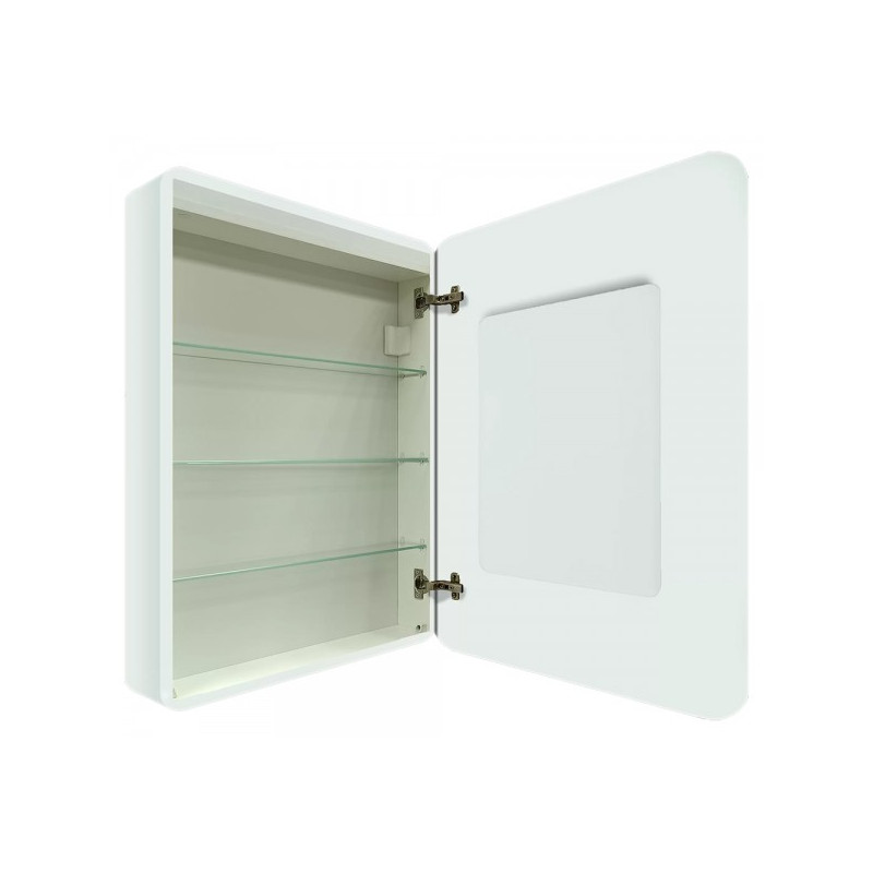 Шкаф с зеркалом Континент Elliott Led 55х80 R вид внутри