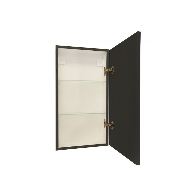 Шкаф с зеркалом Континент Mirror Box Led 35х65 R вид внутри