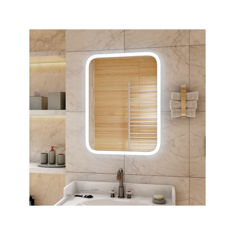 Зеркало Континент Glamour Led 70x100 в интерьере