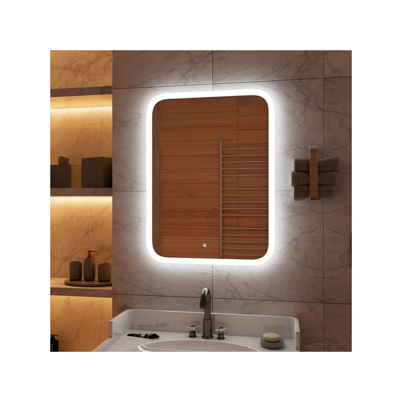 Зеркало Континент Glamour Led 80x120 подсветка