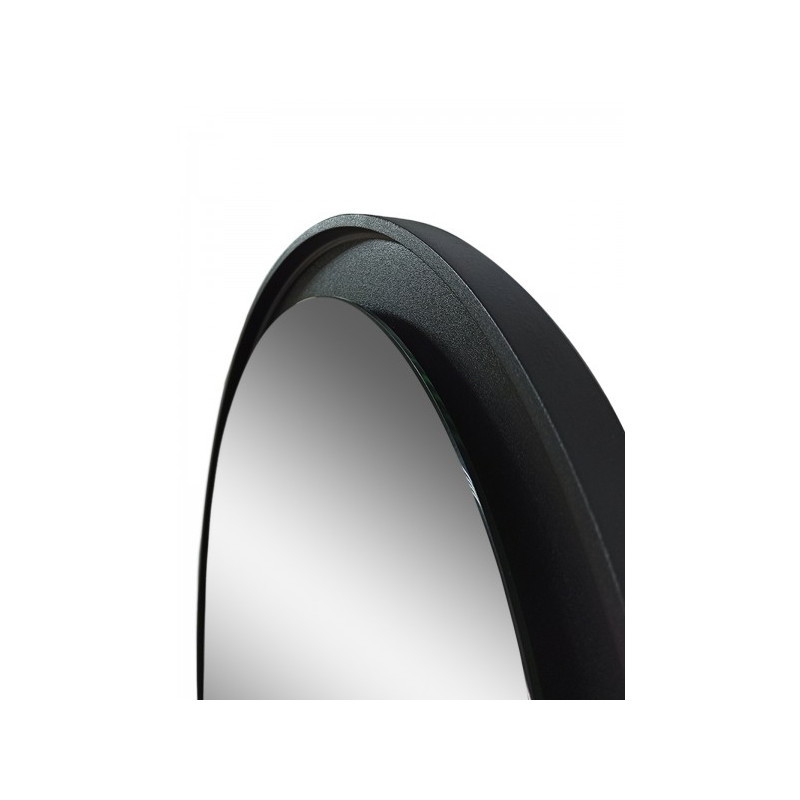 Зеркало Континент Planet Led 60x60 Black (теплая подсветка) рамка