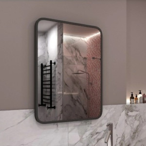 Зеркало Континент Сидней 60x80  Brown на стене