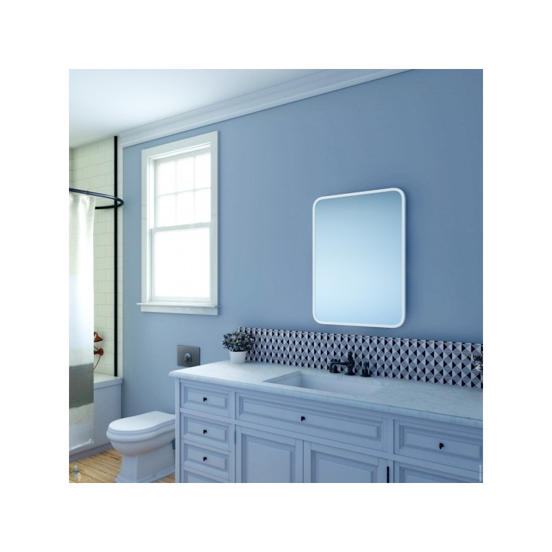 Зеркало Континент Сидней 60x80 White в интерьере