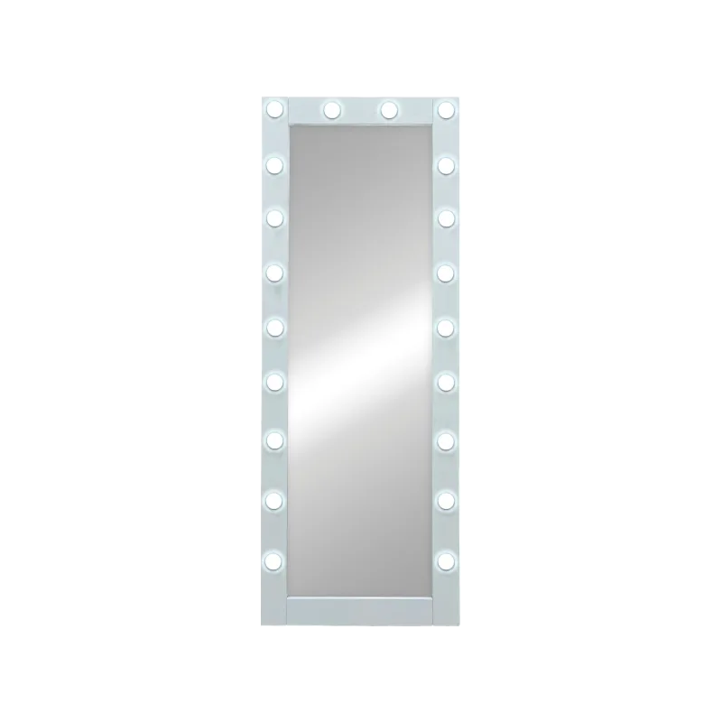 Гримерное зеркало Континент Белое 60х175 20 ламп