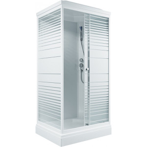 Душевая кабина Triton Квадро А3 ДН4 100х80 с открытой дверью