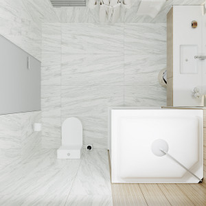 Душевая кабина Triton Квадро А3 ДН4 100х80 вид сверху