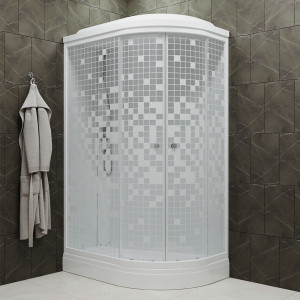 Душевая кабина Triton Коралл А3 ДН4 120х80 L в интерьере