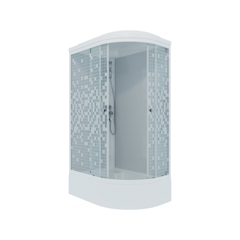 Душевая кабина Triton Коралл В3 ДН4 120х80 L с открытыми дверцами