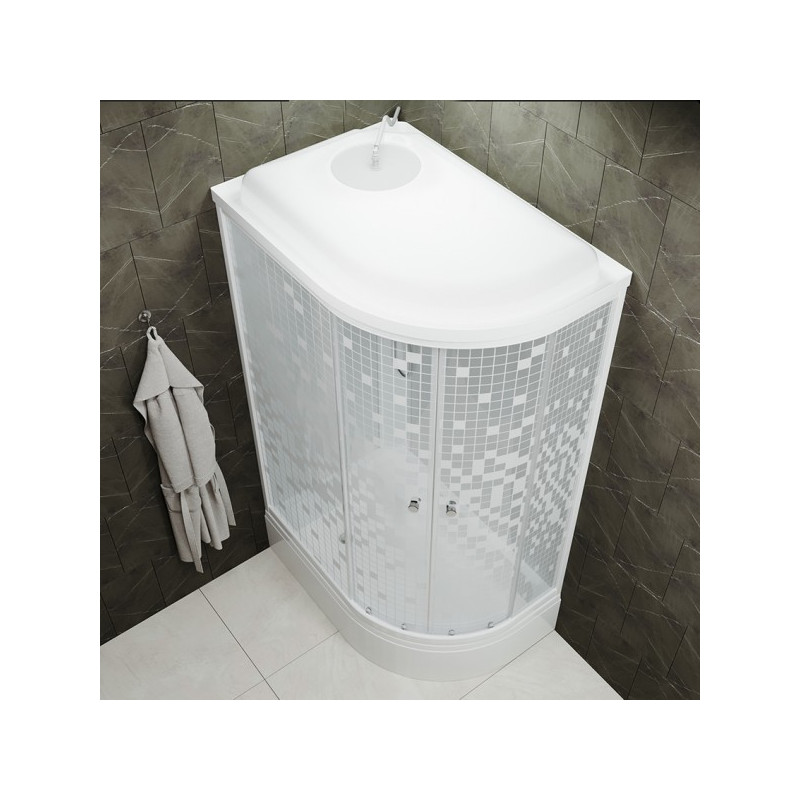 Душевая кабина Triton Коралл В3 ДН4 120х80 L вид сверху