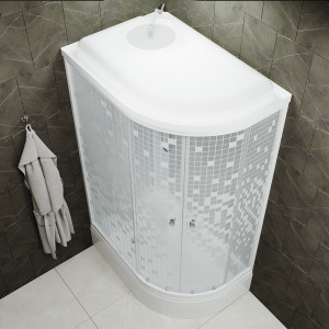 Душевая кабина Triton Коралл В3 ДН4 120х80 L вид сверху