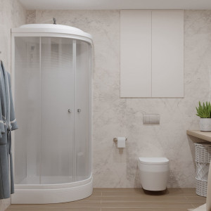 Душевая кабина Triton Лайт А3 ДН4 100х100 в интерьере
