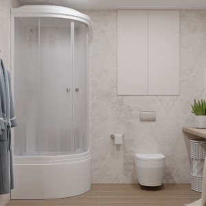 Душевая кабина Triton Лайт Б3 ДН4 90х90 в интерьере