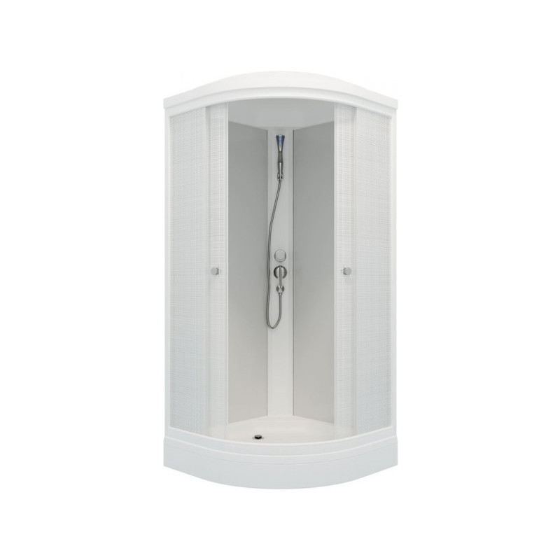 Душевая кабина Triton Стандарт А3 ДН4 90х90 (белый лён) с открытой дверцей