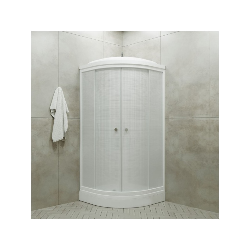 Душевая кабина Triton Стандарт А3 ДН4 90х90 (белый лён) общий вид