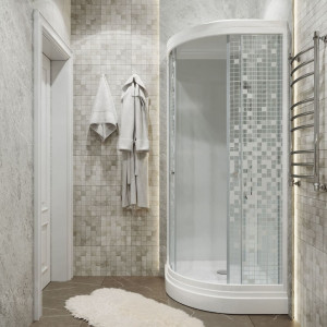 Душевая кабина Triton Стандарт А3 ДН4 90х90 (мозаика) в интерьере