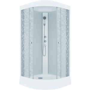 Душевая кабина Triton Стандарт А3 ДН4 100х100 (мозаика) с открытыми дверцами