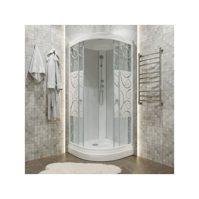 Душевая кабина Triton Стандарт А3 ДН4 90х90 (узоры) в интерьере