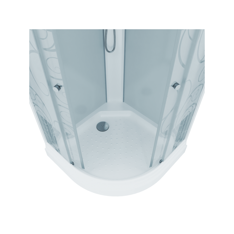 Душевая кабина Triton Стандарт А3 ДН4 90х90 (узоры) поддон