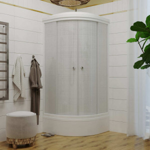 Душевая кабина Triton Стандарт В3 ДН4 90х90 (белый лен) в интерьере