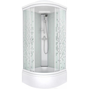 Душевая кабина Triton Стандарт В3 ДН4 90х90 (мозаика) с открытыми створками