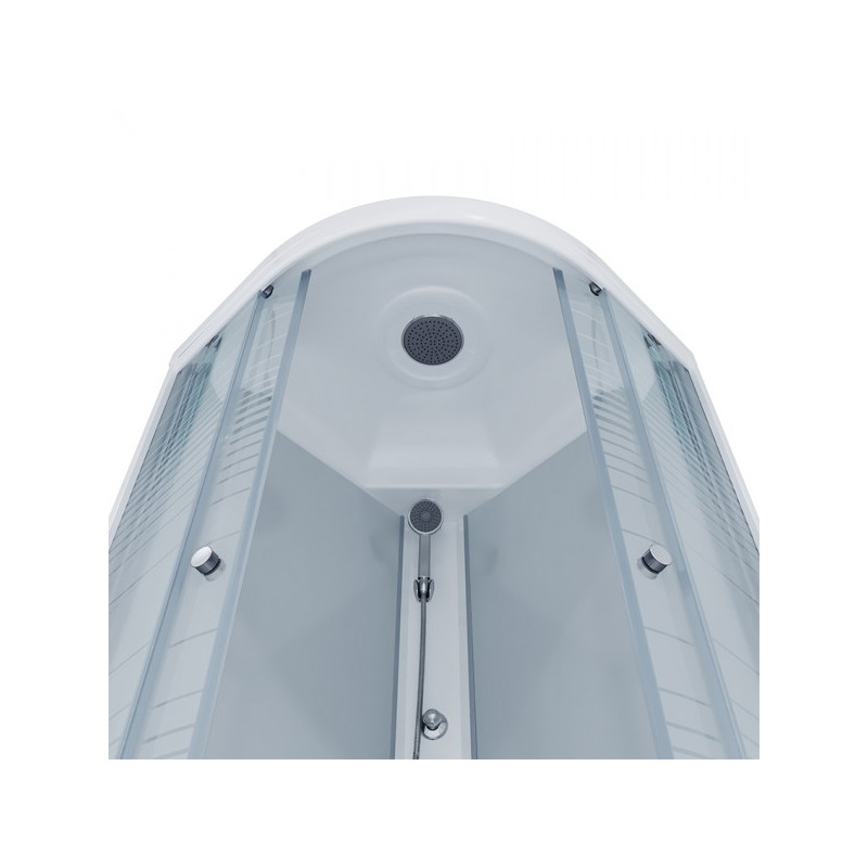 Душевая кабина Triton Стандарт В3 ДН4 100х100 (полосы) тропический душ