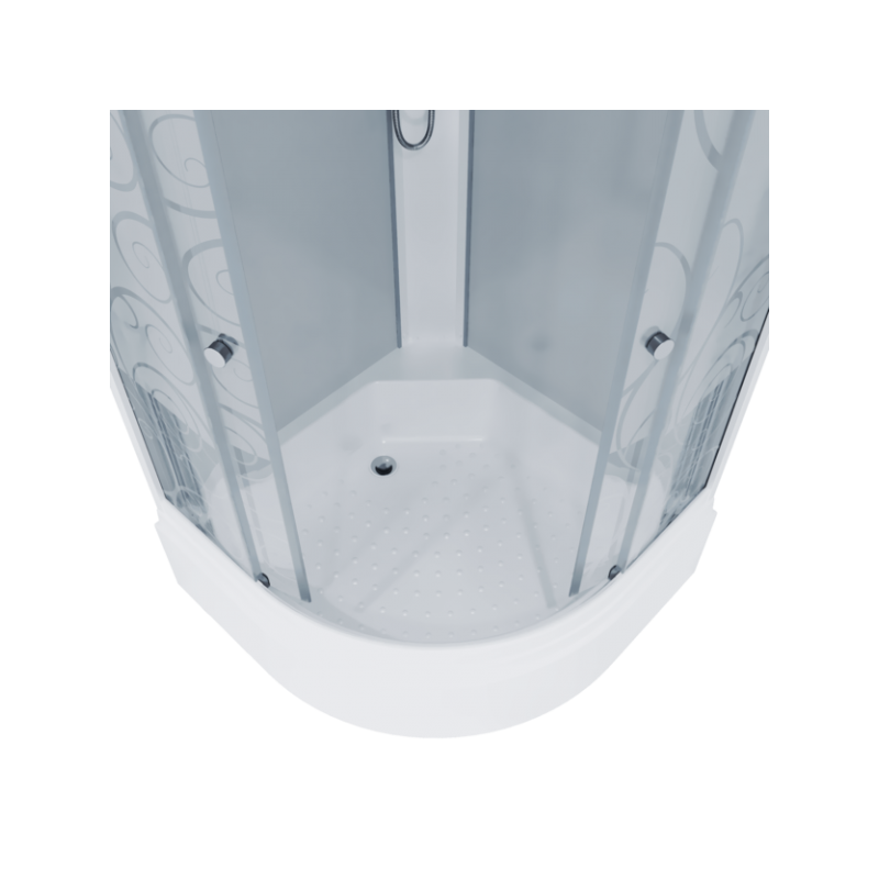 Душевая кабина Triton Стандарт В3 ДН4 90х90 (узоры) поддон