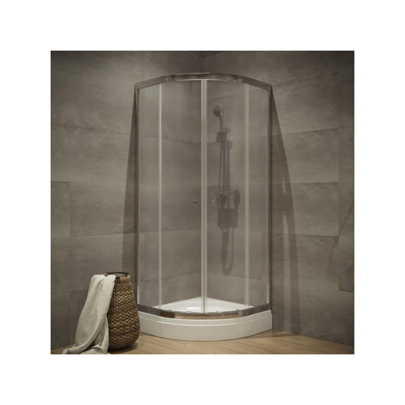 Душевой уголок Triton Альфа-Хром А1 90х90 (с поддоном) в интерьере